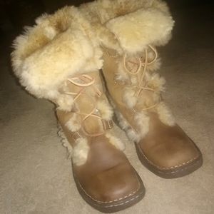 Born Genuine Shearling Leather Boots
